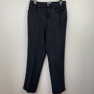 Vintage SO Blue Sigrid Olsen Black Pants Size 10